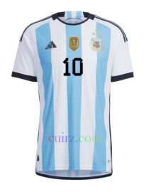 Camiseta Messi Argentina 3 Estrellas 1ª Equipación 2022 | Cuirz