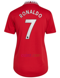 Camiseta Manchester United 1ª Equipación 2022/23 Mujer Cristiano Ronaldo Champions League
