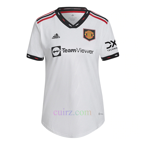 Camiseta Manchester United 2ª Equipación 2022/23 Mujer | Cuirz 3