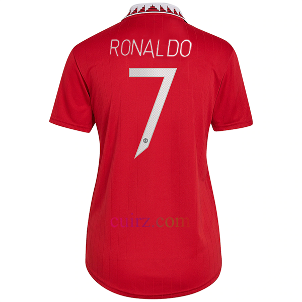 Camiseta Manchester United 1ª Equipación 2022/23 Mujer Cristiano Ronaldo Champions League