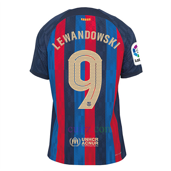 Camiseta Barça 1ª Equipación 2022/23 Versión Jugador Lewandowski | Cuirz 3