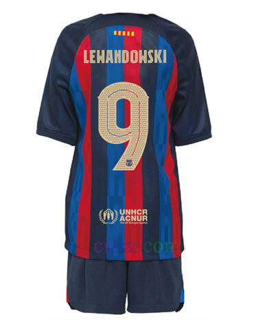 Camiseta Barça 1ª Equipación 2022/23 Niño Lewandowski | Cuirz