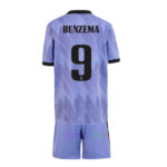 Camiseta Real Madrid 2ª Equipación 2022/23 Niño Benzema | Cuirz 2
