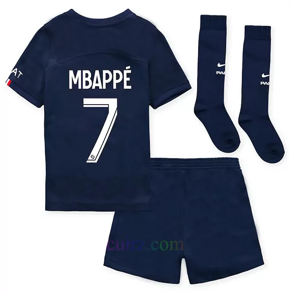Camiseta PSG 1ª Equipación 2022/23 Niño Mbappé | Cuirz 3