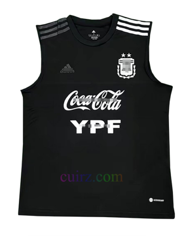Camiseta de Entrenamiento Argentina 2022/23 Sin Mangas Negra | Cuirz