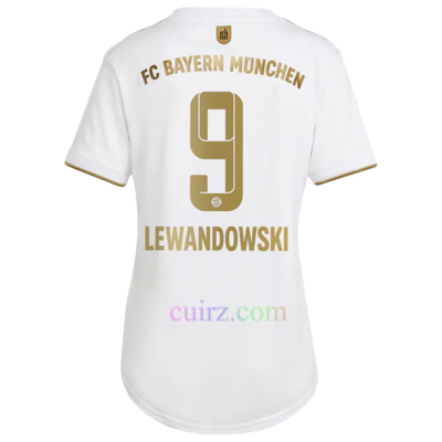 Camiseta Bayern München 2ª Equipación 2022/23 Mujer Lewandowski