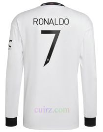 Camiseta Manchester United 2ª Equipación 2022/23 Cristiano Ronaldo Premier League Mangas Largas