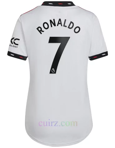 Camiseta Manchester United 2ª Equipación 2022/23 Mujer Cristiano Ronaldo Premier League