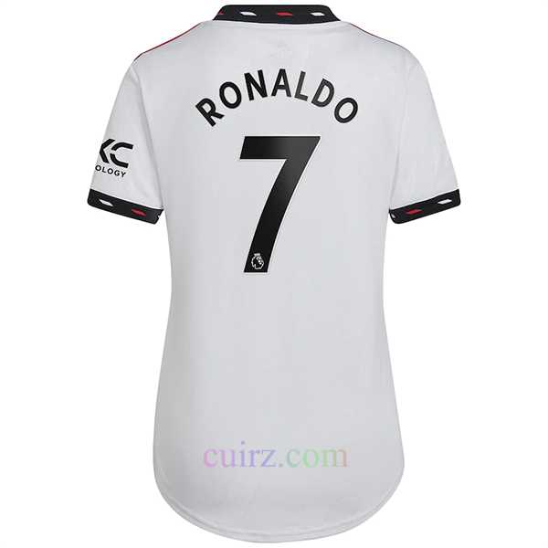 Camiseta Manchester United 2ª Equipación 2022/23 Mujer Cristiano Ronaldo Premier League | Cuirz 3