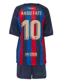 Camiseta Barcelona 2ª Equipación 2022/23 Niño Ansu Fati