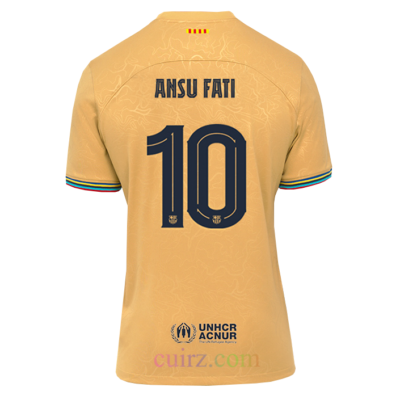 Camiseta Barcelona 2ª Equipación 2022/23 Ansu Fati | Cuirz