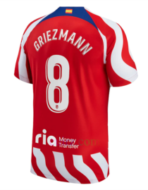 Camiseta Atlético de Madrid 1ª Equipación 2022/23 Griezmann 8 La Liga Versión Jugador