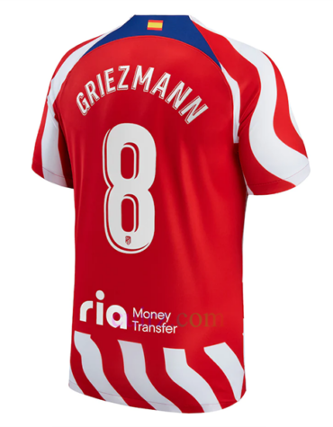 Camiseta Atlético de Madrid 1ª Equipación 2022/23 Griezmann 8 La Liga | Cuirz