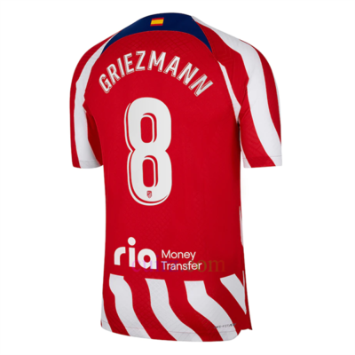Camiseta Atlético de Madrid 1ª Equipación 2022/23 Griezmann 8 La Liga Versión Jugador | Cuirz