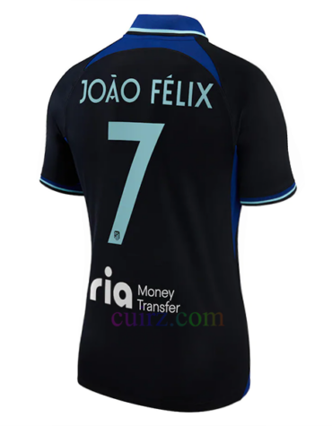 Camiseta Atlético de Madrid 2ª Equipación 2022/23 João Félix 7 Champions League Mujer | Cuirz