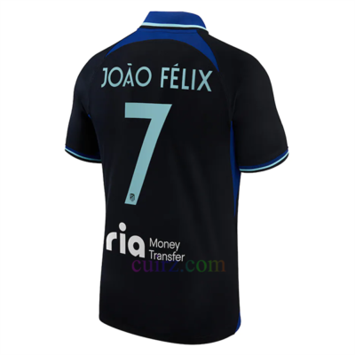 Camiseta Atlético de Madrid 2ª Equipación 2022/23 João Félix 7 Champions League