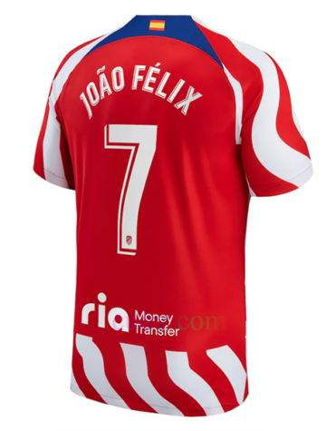 Camiseta Atlético de Madrid 1ª Equipación 2022/23 João Félix 7 La Liga