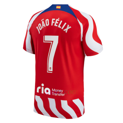 Camiseta Atlético de Madrid 1ª Equipación 2022/23 João Félix 7 La Liga