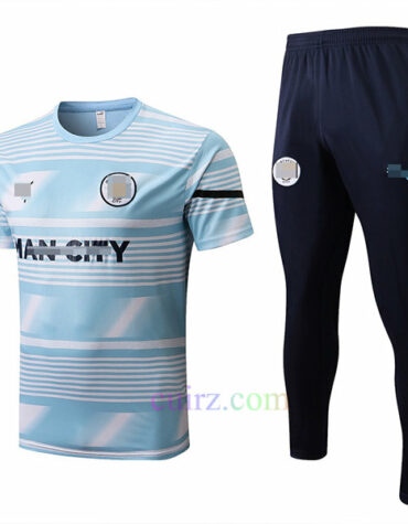 Camiseta de Entrenamiento Manchester City Kit 2022/23 Azul | Cuirz