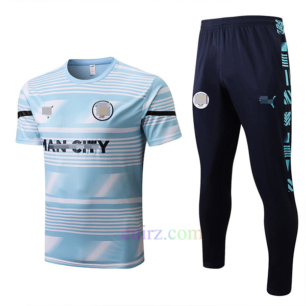 Camiseta de Entrenamiento Manchester City Kit 2022/23 Azul | Cuirz 3
