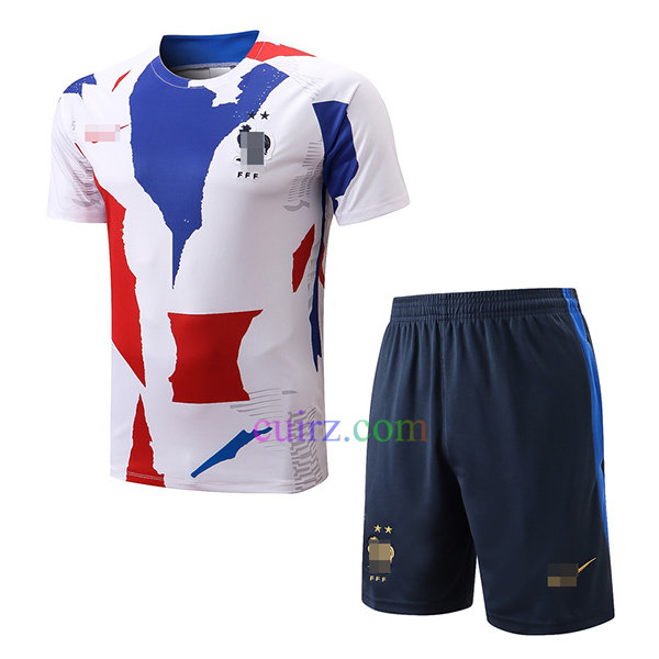 Camiseta de Entrenamiento Francia 2022/23 Kit Blanca | Cuirz 3