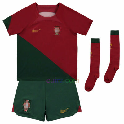 Camiseta Portugal 1ª Equipación 2022 Niño | Cuirz