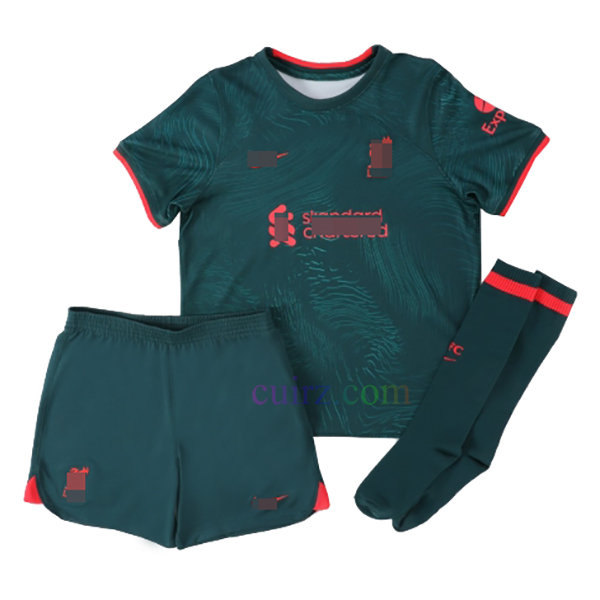 Camiseta Liverpool 3ª Equipación 2022/23 Niño | Cuirz 3