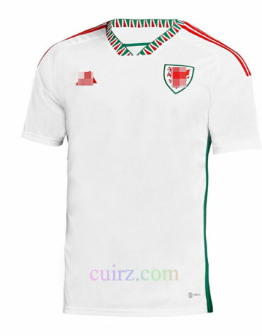 Camiseta Gales 2ª Equipación 2022 Copa Mundial | Cuirz