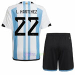 L. Martínez Camiseta Argentina 1ª Equipación 2022/23 Niño