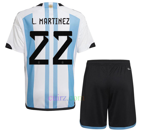 L. Martínez Camiseta Argentina 1ª Equipación 2022/23 Niño | Cuirz