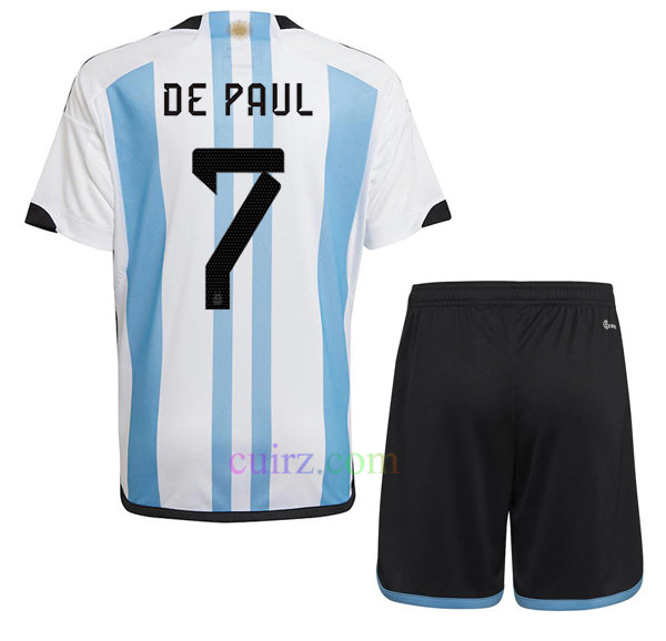 De Paul Camiseta Argentina 1ª Equipación 2022/23 Niño | Cuirz