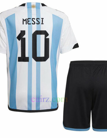 Camiseta Argentina 1ª Equipación 2022 Niño Messi | Cuirz