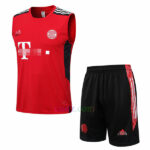 Camiseta de Entrenamiento Bayern München 2022/23 Sin Mangas Kit Rojo