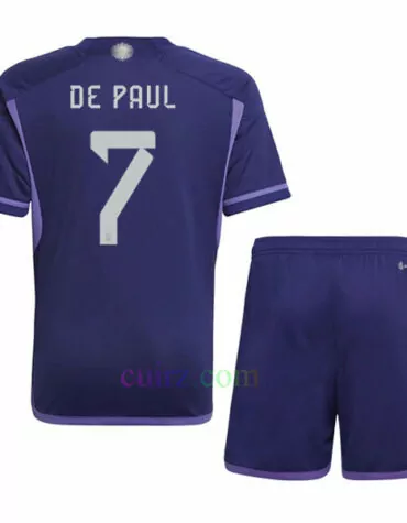 De Paul Camiseta Argentina 2ª Equipación 2022/23 Niño | Cuirz