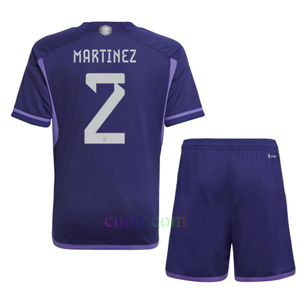 Lisandro Martínez Camiseta Argentina 2ª Equipación 2022/23 Niño