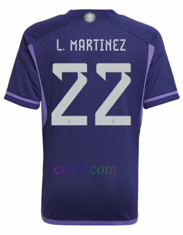 L. Martínez Camiseta Argentina 2ª Equipación 2022/23 | Cuirz