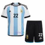 L. Martínez Camiseta Argentina 1ª Equipación 2022/23 Niño | Cuirz 3