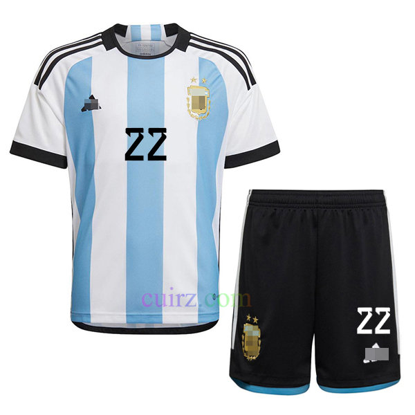 L. Martínez Camiseta Argentina 1ª Equipación 2022/23 Niño | Cuirz 4