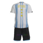 Camiseta Argentina 3 Estrellas 1ª Equipación 2022 Niño