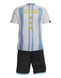 Camiseta Messi Argentina 3 Estrellas 1ª Equipación 2022 Niño | Cuirz 2
