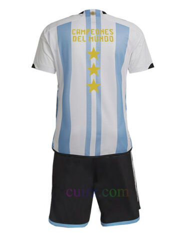 Camiseta Argentina 3 Estrellas 1ª Equipación 2022 Niño | Cuirz