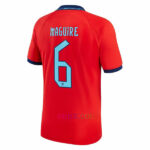 Camiseta Maguire Inglaterra 2ª Equipación 2022 Copa Mundial