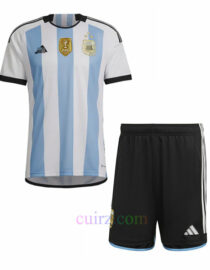 Camiseta 3 Estrellas Argentina 2ª Equipación 2022/23 Niño | Cuirz