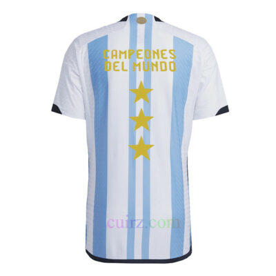 Camiseta Argentina 3 Estrellas 1ª Equipación 2022 Versión Jugador | Cuirz