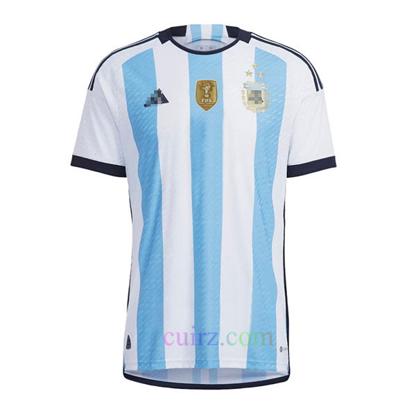 Camiseta 3 Estrellas Argentina 1ª Equipación 2022/23 Versión Jugador | Cuirz