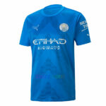 Camiseta Portero Man City 2022/23 Azul
