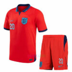 Camiseta de Foden Inglaterra 2ª Equipación 2022/23 Niño | Cuirz 3