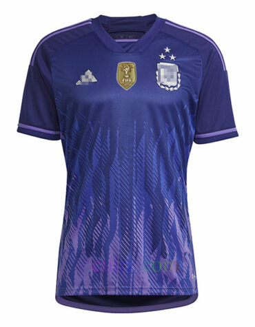 Camiseta 3 Estrellas Argentina 2ª Equipación 2022/23