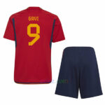Camiseta de Gavi España 1ª Equipación 2022/23 Niño