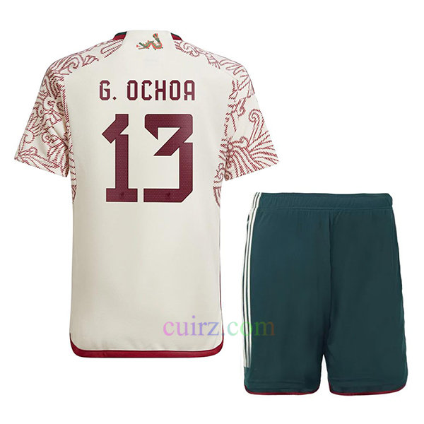 Guillermo Ochoa Camiseta México 2ª Equipación 2022/23 Niño | Cuirz